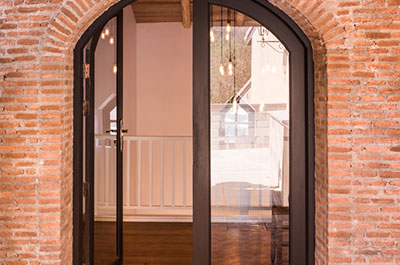 Bespoke Walnut double door