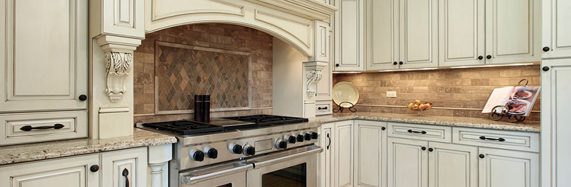 Light Grey and Marble island Corian Kitchen